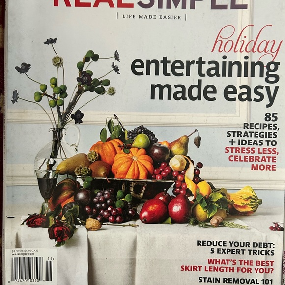 Collection of Real Simple magazines. Lot of 9. Fair condition. - Picture 8 of 13